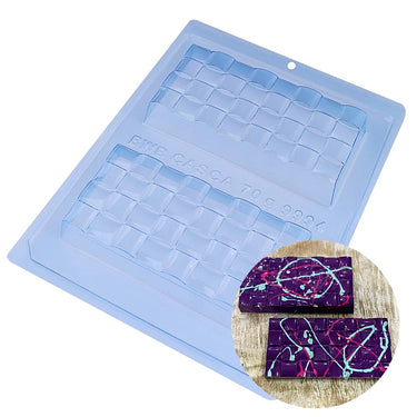 Bar With Special Texture 3-Part Chocolate Mold (BWB)